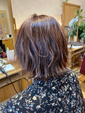 フレンズ 山鼻店(friend's) 透明感シースルーブラウン