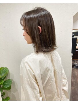 サク(Sac.) 大人気ベージュカラー×外ハネボブ　Sac.栃木優佑