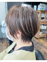 ガルボ ヘアー(garbo hair) #ショート女子#ショートヘア#高知ショート#下村スタイル