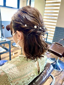 シェノンヘア(Chainon hair) ゆるふあハーフアップ