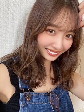 ラフト(Raft) シアベージュセミロング