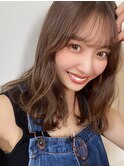 シアベージュセミロング