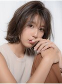 大人可愛い小顔ボブ
