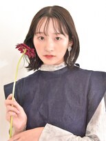 スリール バイ ミリー 江坂(Sourire by milly)&nbsp;【Sourire江坂】グレージュカラーココアベージュ×外ハネボブ