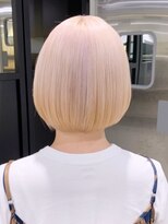 アルバム 池袋(ALBUM) ブロンドボブ_グレージュカラーボブウルフ_ba414031