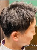 アップバングツーブロックスタイル