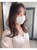 大人ガーリー×ダークラベンダーアッシュ×チェリーブラウン