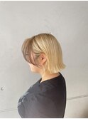 切りっぱなしボブ