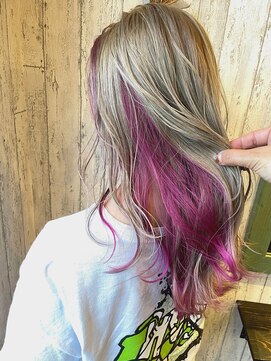 ピピランチェ(PIPIRANCHE) ハイトーンインナーカラー