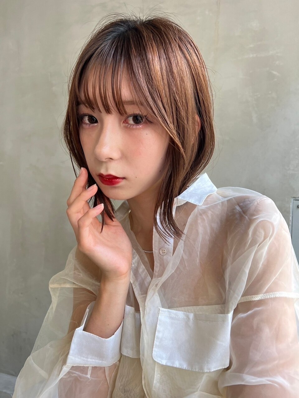 【2・3回目＊再来限定20％オフ】カット&カラー&3STEPトリートメント→￥8900
