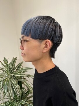 サロンド ベレーザ トータ(salao de beleza tota) 個性派マッシュヘア×ブルーシルバー