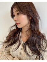 グローブス オモハラ(THE GLOBES OMOHARA)&nbsp;顔まわりレイヤー×ショコラブラウン