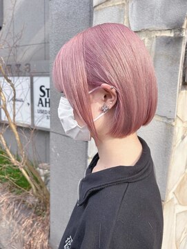 ティアム 渋谷店(Tiam shibuya) イメチェン/レッドブラウン/フルバング/似合わせカット