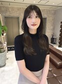 __ロングレイヤー×オリーブブラウン