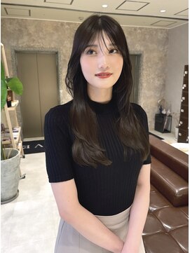 フラヴ(FLEVE) __ロングレイヤー×オリーブブラウン