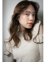 カバーヘア ブリス 大宮西口(COVER HAIR bliss) 小顔センターパート大人美人波巻き韓国風ロングu大宮30代40代