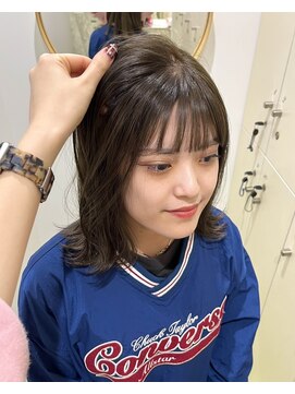 ギグス 栄店(gigs) カフェグレージュ/外はねボブ