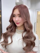 ラピス 渋谷本店(Lapis) ピンクミルクティー/シールエクステ/レイヤーカット