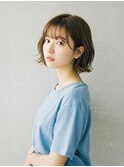 毛先カールカールの軽やか外ハネボブ