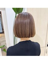 アオ 岡野 横浜(a-o)&nbsp;【安藤貴志】サンドアッシュベージュx艶感ハイライト＊