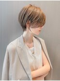 キッズカット/縮毛矯正/学割U24/ブルーカラー/くすみベージュ