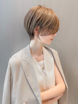 ハルキミナト ジャパン ヨコハマ(HARUKI MINATO japan YOKOHAMA) キッズカット/縮毛矯正/学割U24/ブルーカラー/くすみベージュ