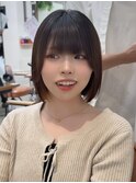 切りっぱなしボブ/似合わせボブ