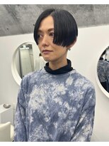 【村松美穂】ラインショート×ネイビーカラー