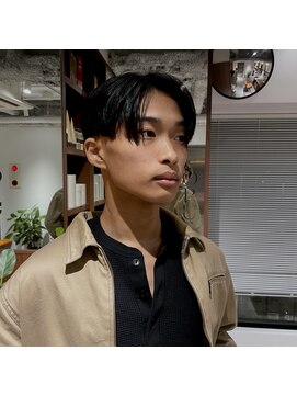 オーパスバイアンブルリュクス 池袋(Opus by ambleluxe) センターパート/ニュアンスパーマ/眉毛