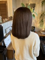 ヘアードレスビュー(hair dress V.I.E.W)&nbsp;セミロング×ベージュブラウン