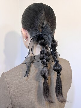 リリー シブヤ(Lilly shibuya) 【Lilly渋谷】#ヘアセット#ヘアアレンジ#編み込み#編み下ろし