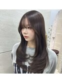 韓国風レイヤー×オリーブグレージュ