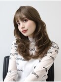髪質改善*ワンホンレイヤーグレージュブラウン*美髪【Zina奈良】