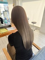 アロハナ 津店(ALOHANA)&nbsp;ブリーチ無し/ダブルカラー/くすみベージュ/髪質改善