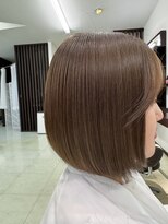 ラグゼヘアカミヤ 菊川店(luxe hair CAMIYA)&nbsp;ボブ、シナモンベージュカラー