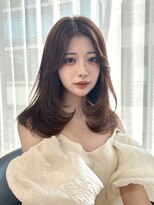 ボタン コロン 表参道 原宿(VOTAN COLON)&nbsp;ハッシュカット/韓国レイヤー/ミディアムレイヤー/原宿/顔まわり