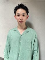 アオイ(aoi.)&nbsp;【メンズカット/スパイキーショート/黒髪/20代/福岡薬院】