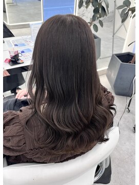 アーチバイケンジ(arch by kenje) オリーブグレージュレイヤーカットダブルカラー