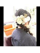キセイ 幸町店(KISEI) へアセット/編みおろし/キュート/成人式/卒業式/お呼ばれ