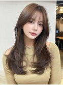 くすみベージュ×レイヤーカット×トリートメント　うるま市