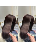 ミヨン 京橋店(miyon)&nbsp;【miyon】韓国レイヤーカット×暗髪カラー×髪質改善