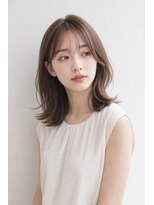 アーダーヘアーサロン 鯖江店(ADER HAIR SALON)&nbsp;透明感グレージュカラー×小顔レイヤーミディ
