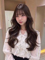 サンド ミュウ 横浜店(sand mieu)&nbsp;ロングレイヤー／ブラウンカラー/レイヤーカット