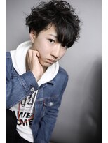 オーバーキャプテンネイキッド(OVER CAPTAIN NAKED)&nbsp;マッシュ☆ショートミックスパーマ