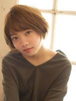 ふわっとラフに決まる柔らかショートボブ☆