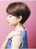 大人ショートボブ「フェミニン×ぬけ感」【表参道】