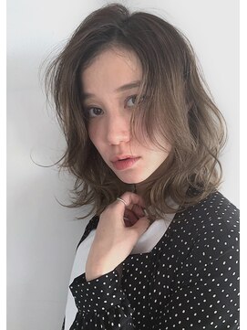 ヴェイン(VEIN) 【VEIN】3Dカラー ハイライト グレージュ 大人 モードヘア