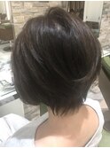 お手入れ簡単ショートボブ