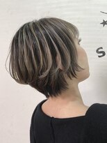 ヘアーアンドスパソシット(HAIR&SPA SOCIT) マッシュショート×グレージュバレイヤージュ