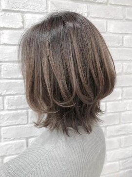 グランシュ 青葉台店(GranCieux) Aラインボブ×外国人風グレージュ